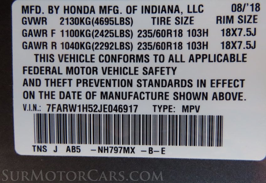 2018 Honda CR-V EX - Image 42