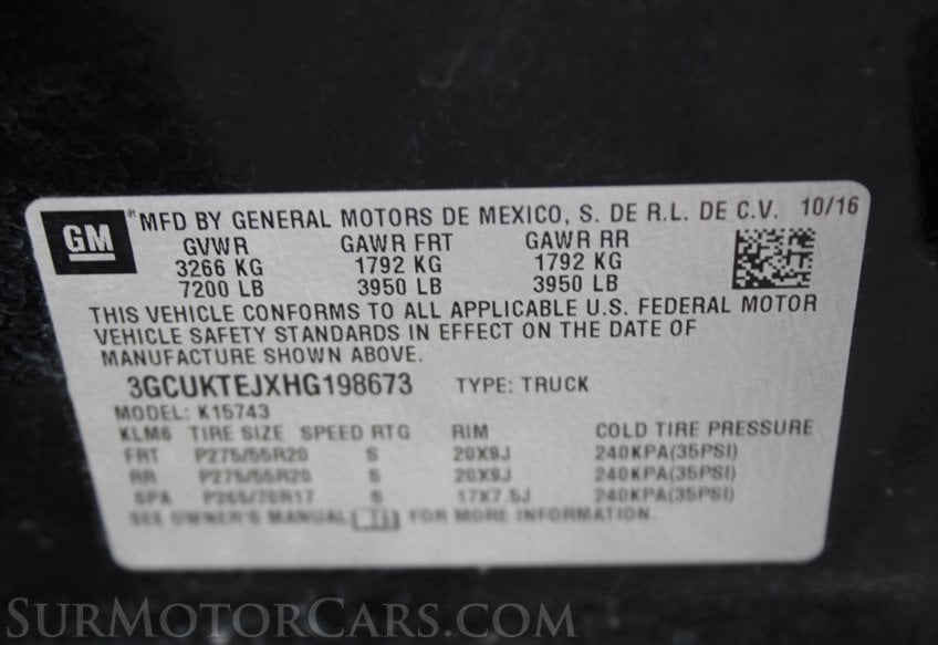 2017 Chevrolet Silverado 1500 High Country - Image 74