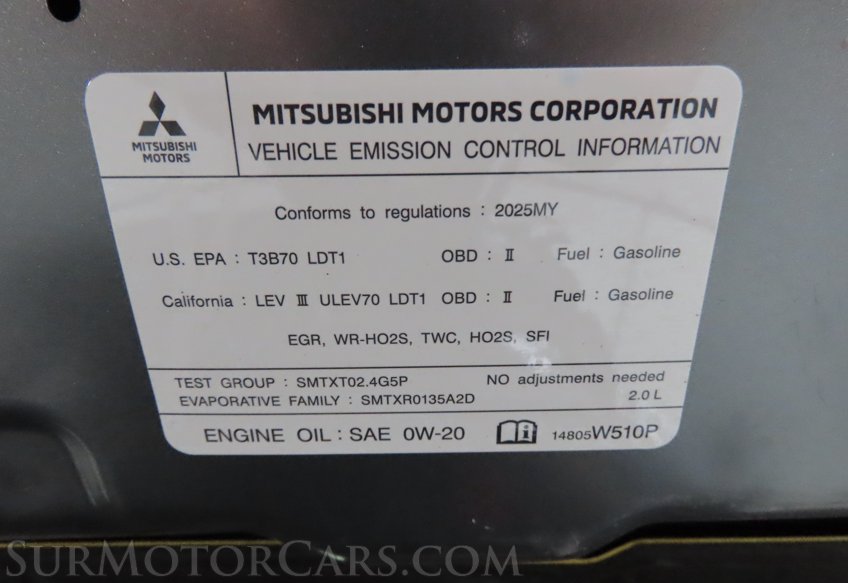 2025 Mitsubishi Outlander Sport - Image 52