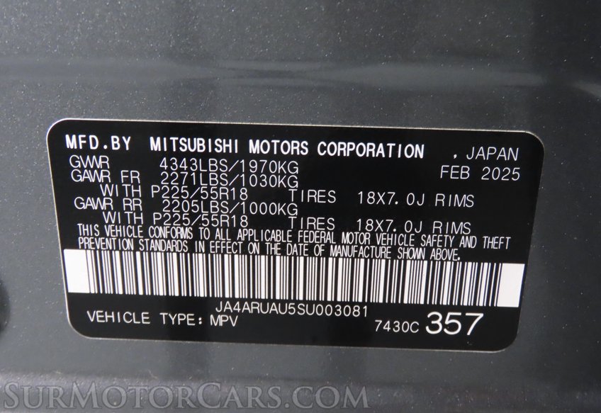 2025 Mitsubishi Outlander Sport - Image 50