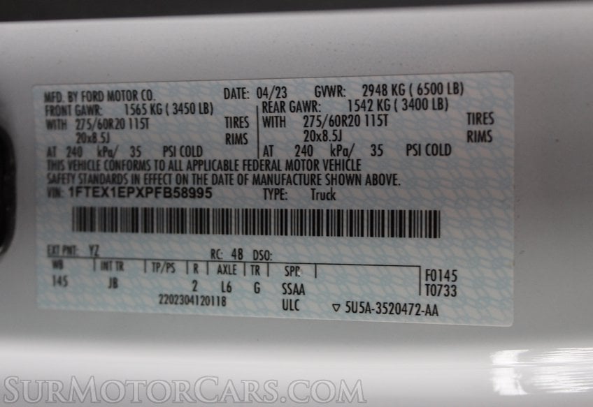 2023 Ford F-150 4x4 - Image 56