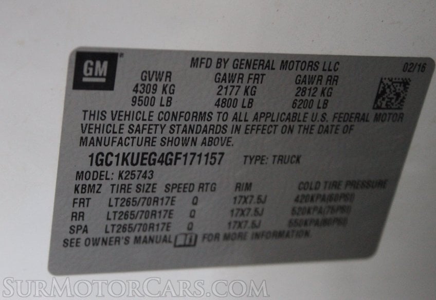 2016 Chevrolet Silverado 2500HD 4x4 - Image 59